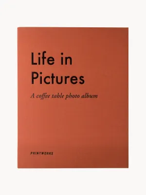 Printworks Фотоальбом Life In Pictures на 30 страниц чёрной бумаги с местом для заметок, 34х29 см