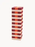 Printworks Настольная игра Tumbling Tower Classic — падающая башня из дерева, 54 элемента, 9х29х8 см, красная со светло-бежевым — фото 2