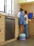 Балансир-диск Stapelstein из вспененного полипропилена, набор 3 шт., Ø 28 см, высота 12 см, лавандовый с мятным — фото 6
