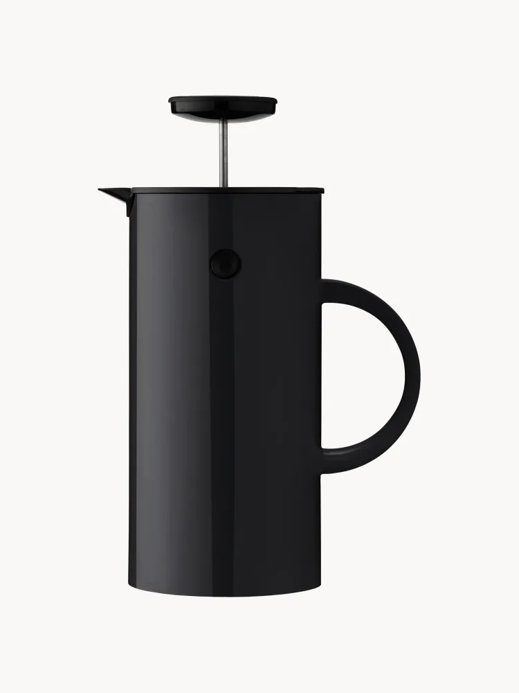 Stelton Френч-пресс EM77 с двойными стенками и стальным фильтром, 1 л, чёрный, дизайн Эрика Магнуссена