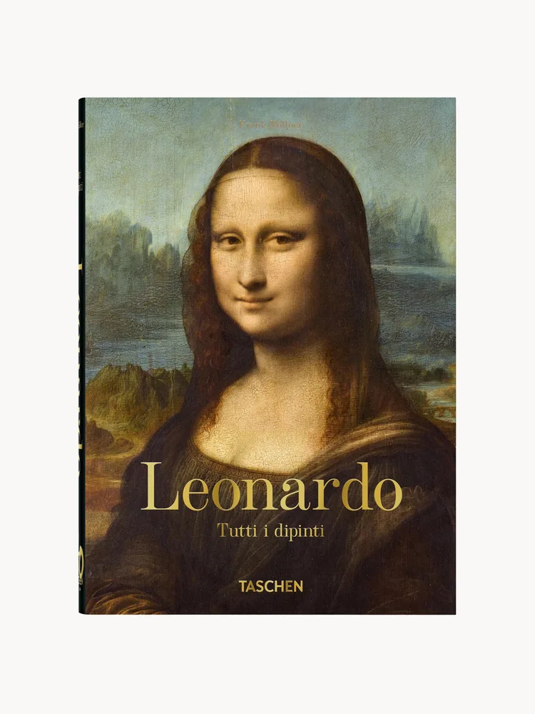 TASCHEN Книга-альбом Leonardo da Vinci 1452–1519 с полным собранием живописи, твёрдый переплёт, 443 страницы, 16х22 см