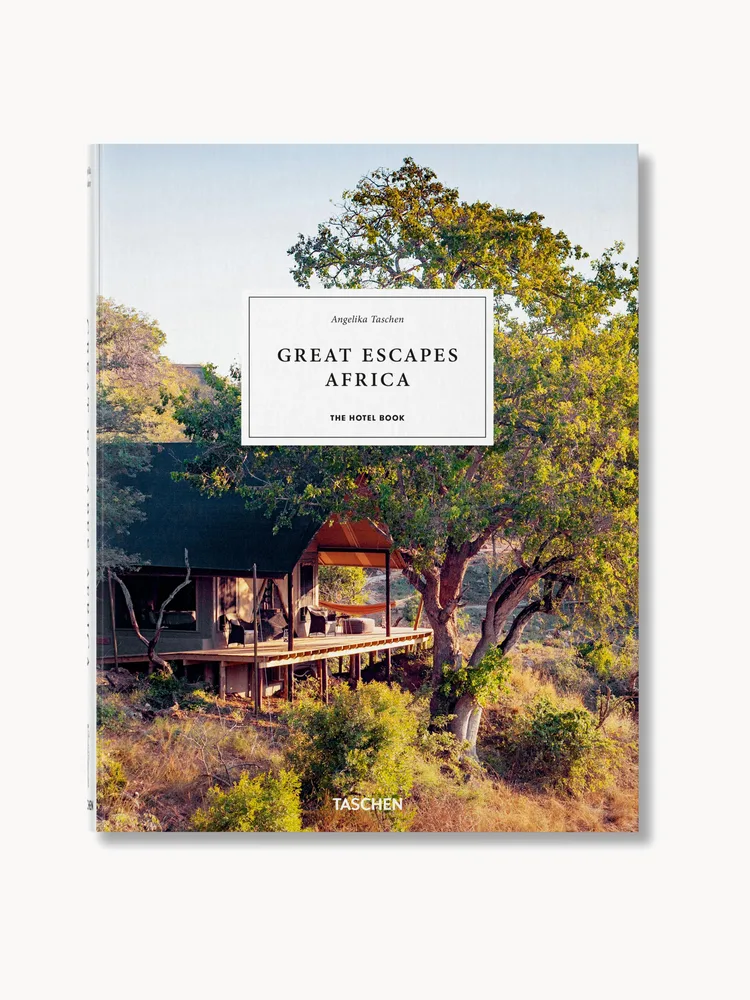 TASCHEN Книга-альбом Great Escapes Africa о путешествиях по Африке, твёрдый переплёт, 360 страниц, 24х30 см