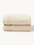 Westwing Collection Полотенце банное Luxe, светло-бежевое — фото 2