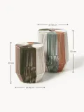 Westwing Collection Комплект плетеных корзин для белья Gabe, 2 штуки, комплект разных размеров, Разноцветный — фото 2