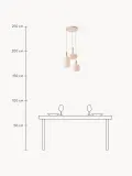 Westwing Collection Светильник подвесной Candela, светло-розовый — фото 2