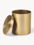 Westwing Collection Органайзер для хранения Halston с крышкой, Ø 10 × 11 см, Золотой — фото 2
