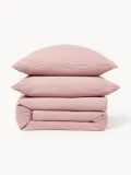 Westwing Collection Пододеяльник Odile из муслина, Ш 135 × Д 200 см, Mauve — фото 4