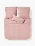 Westwing Collection Пододеяльник Odile из муслина, Ш 135 × Д 200 см, Mauve — фото 5