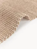 Westwing Collection Ковер-дорожка Amaro ручного ткачества из шерсти и хлопка, 80 х 200 см, светло-коричневый со светло-бежевым — фото 5
