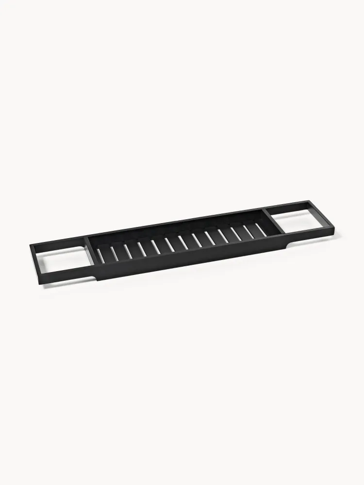 Westwing Collection Полка на ванну Kit, Ш 76 × В 4 см, Чёрный