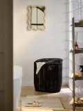 Westwing Collection Корзина для белья плетеная Gabe, Ш 58 × В 60 см, Чёрный — фото 8