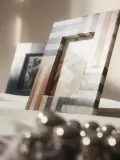 Westwing Collection Фоторамка Mauricio из мрамора и ореха, два размера — фото 7