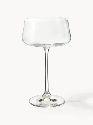 Westwing Collection Набор бокалов для шампанского Gwenda, 6 шт, 220 мл, Ø 10 × В 17 см, 220 мл, Прозрачный