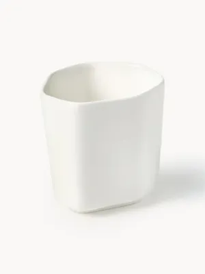 Westwing Collection Набор чашек для эспрессо Joana, 4 предмета, Ø 6 × В 6 см, 60 мл, Белый