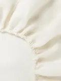 Westwing Collection Простыня на резинке Linna изо льна, молочно-белая — фото 5