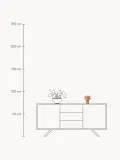 Westwing Collection Настольный светильник Baya, Ш 20 × В 20 см, Пыльный розовый — фото 2
