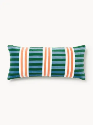 Westwing Collection Наволочка декоративная Tete, Ш 30 × Д 70 см, Синий