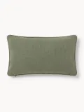 Westwing Collection Подушка декоративная Aya, Ш 30 × Д 50 см, Оливковый зелёный — фото 4