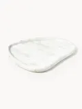 Westwing Collection Поднос декоративный Meringue из мрамора, 32 см, Ш 30 × Г 32 см, Белый мрамор — фото 1