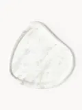 Westwing Collection Поднос декоративный Meringue из мрамора, 32 см, Ш 30 × Г 32 см, Белый мрамор — фото 5