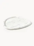 Westwing Collection Поднос декоративный Meringue из мрамора, 32 см, Ш 30 × Г 32 см, Белый мрамор — фото 6