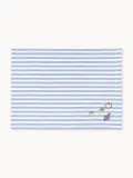 Westwing Collection Комплект подкладок с вышивкой Melony, 2 шт, Ш 40 × Д 50 см, Зелёный — фото 1