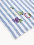 Westwing Collection Комплект подкладок с вышивкой Melony, 2 шт, Ш 40 × Д 50 см, Зелёный — фото 3