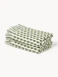Westwing Collection Полотенце махровое Juniper с бахромой, гостевое полотенце XS, Ш 30 × Д 30 см, 2 шт., Приглушённый белый — фото 1