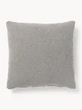 Westwing Collection Подушка декоративная Lena из ткани букле, 50х50 см, серая — фото 1