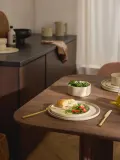 Westwing Collection Набор тарелок для завтрака Lowri ручной работы, 4 предмета, Ø 21 см, Светлый бежевый — фото 5