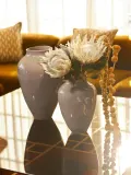 Westwing Collection Ваза Latona ручной работы высотой 41 см, Ø 27 × В 41 см, Бежевый — фото 6