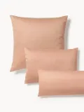 Westwing Collection Наволочка Comfort из хлопкового сатина, Ш 50 × Д 80 см, Пыльный розовый — фото 1