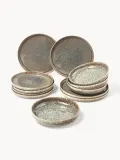 Westwing Collection Набор посуды Danza с реактивной глазурью ручной работы на 4 персоны, 12 предметов, арт. S40911 — фото 1