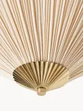 Westwing Collection Потолочный светильник Leora с плиссированным льняным абажуром, Ø 42 × В 23 см, Кремово-белый — фото 3