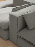 Westwing Collection Подушка декоративная Felix, 40х80 см, темно-серая — фото 5
