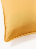 Westwing Collection Пододеяльник Debbie из перкали, Ш 135 × Д 200 см, Горчичный — фото 7