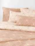 Westwing Collection Пододеяльник Ilda из хлопка ренфорсе, светло-розовый — фото 1