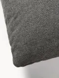 Westwing Collection Подушка декоративная Melva 50х50 см, Ш 50 × Д 50 см, Антрацитовый — фото 2