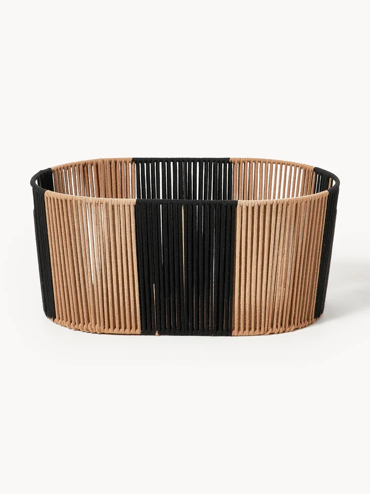 Westwing Collection Корзина для белья плетеная Gabe, Ш 58 × В 26 см, Светлый коричневый
