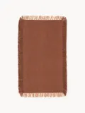 Westwing Collection Ковер Marcus ручного плетения для дома и улицы с бахромой, 80х150 см, терракотовый со светло-коричневым — фото 1
