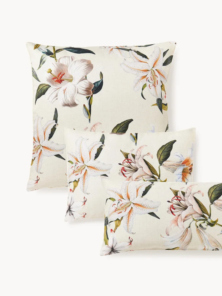 Westwing Collection Наволочка Flori из хлопкового сатина