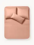 Westwing Collection Простыня Comfort из хлопкового сатина, пыльно-розовая — фото 6