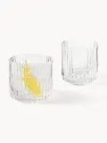 Набор Westwing Collection Aleo: графин и четыре стакана из выдувного стекла, 5 предметов — фото 3