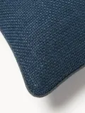 Westwing Collection Наволочка декоративная Aya, Ш 30 × Д 70 см, Тёмный синий — фото 3