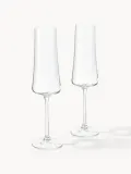 Westwing Collection Набор бокалов для шампанского Gwenda, 6 шт, 220 мл, Ø 6 × В 26 см, 210 мл, Прозрачный — фото 4