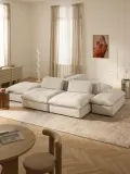 Westwing Collection Подушка декоративная Felix 40х80 см, Ш 40 × Д 80 см, Светлый бежевый — фото 6