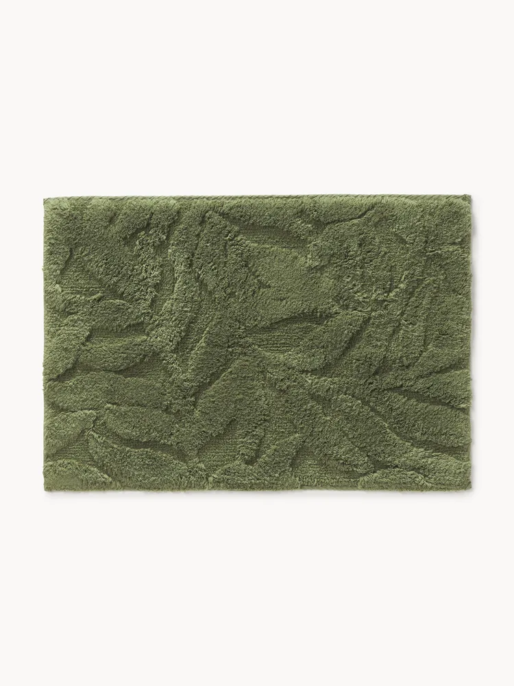 Westwing Collection Коврик для ванной Leaf с рельефным узором