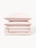 Westwing Collection Пододеяльник Debbie из стираной перкали, Ш 135 × Д 200 см, Светлый розовый — фото 3