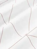 Westwing Collection Пододеяльник Marla из хлопка ренфорсе белый с приглушенно-розовым — фото 2