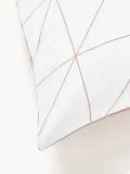 Westwing Collection Пододеяльник Marla из хлопка ренфорсе белый с приглушенно-розовым — фото 4